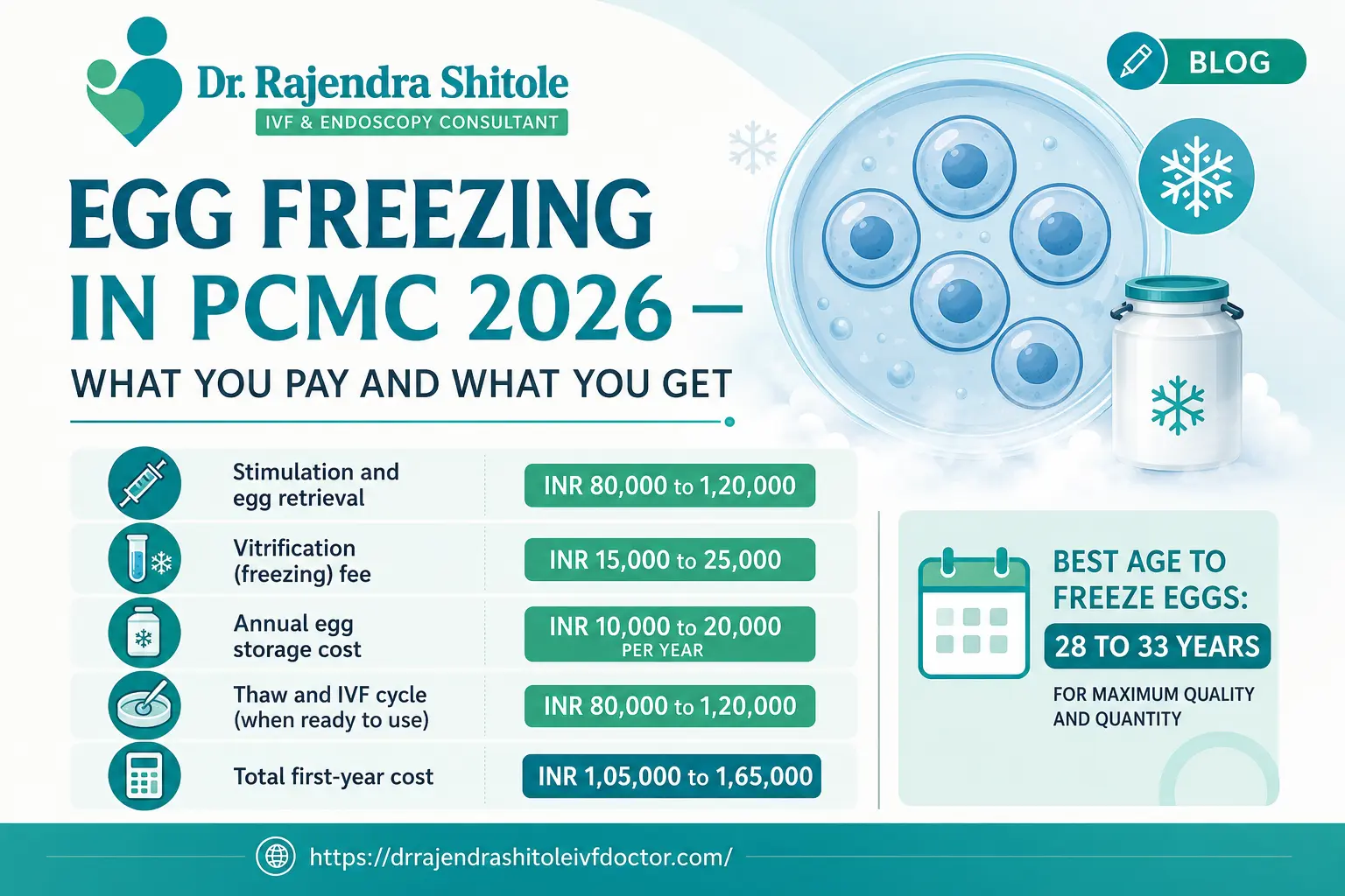 What Is Egg Freezing Cost in PCMC? Fertility Preservation Explained