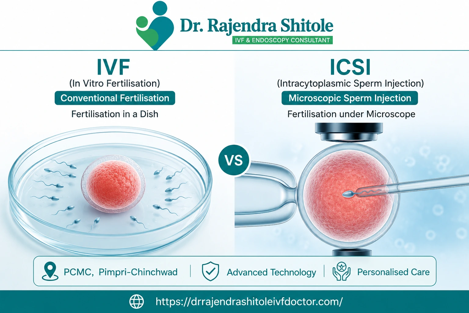 ICSI vs IVF treatment PCMC : Which Fertility Treatment Is Right for You?
