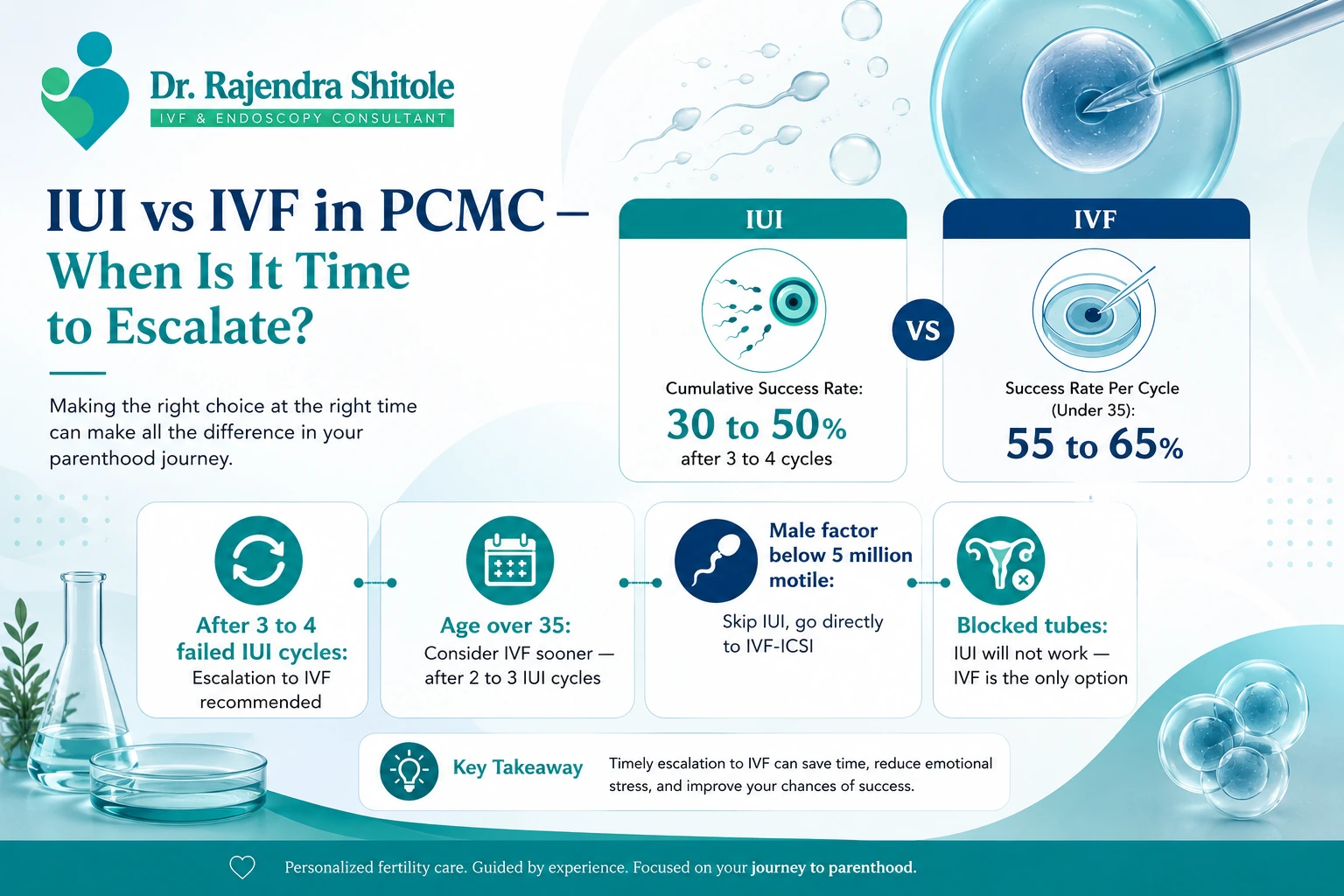 How Many IUI Cycles Should You Try Before Switching to IVF in PCMC?