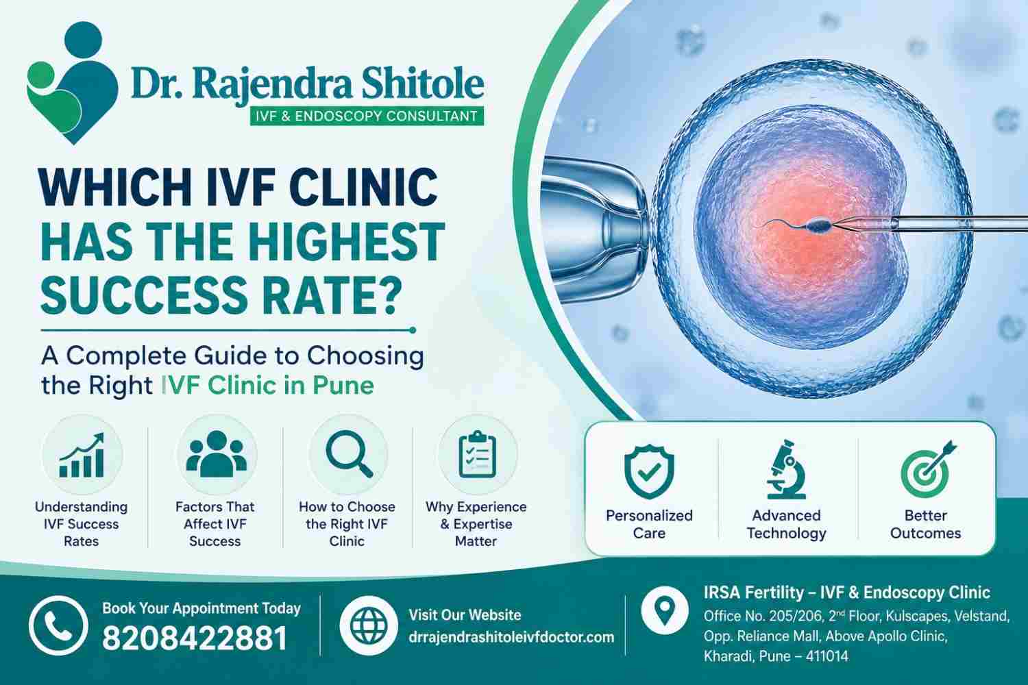 Which IVF Clinic Has the Highest Success Rate? How to Choose the Right IVF Clinic in Pune